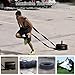 2-Pack Exercise Sled Harness, Resistance Training Rope Kit for Football & Running, Adjustable Padded Shoulder Strap, Tire Pulling Fitness Equipment