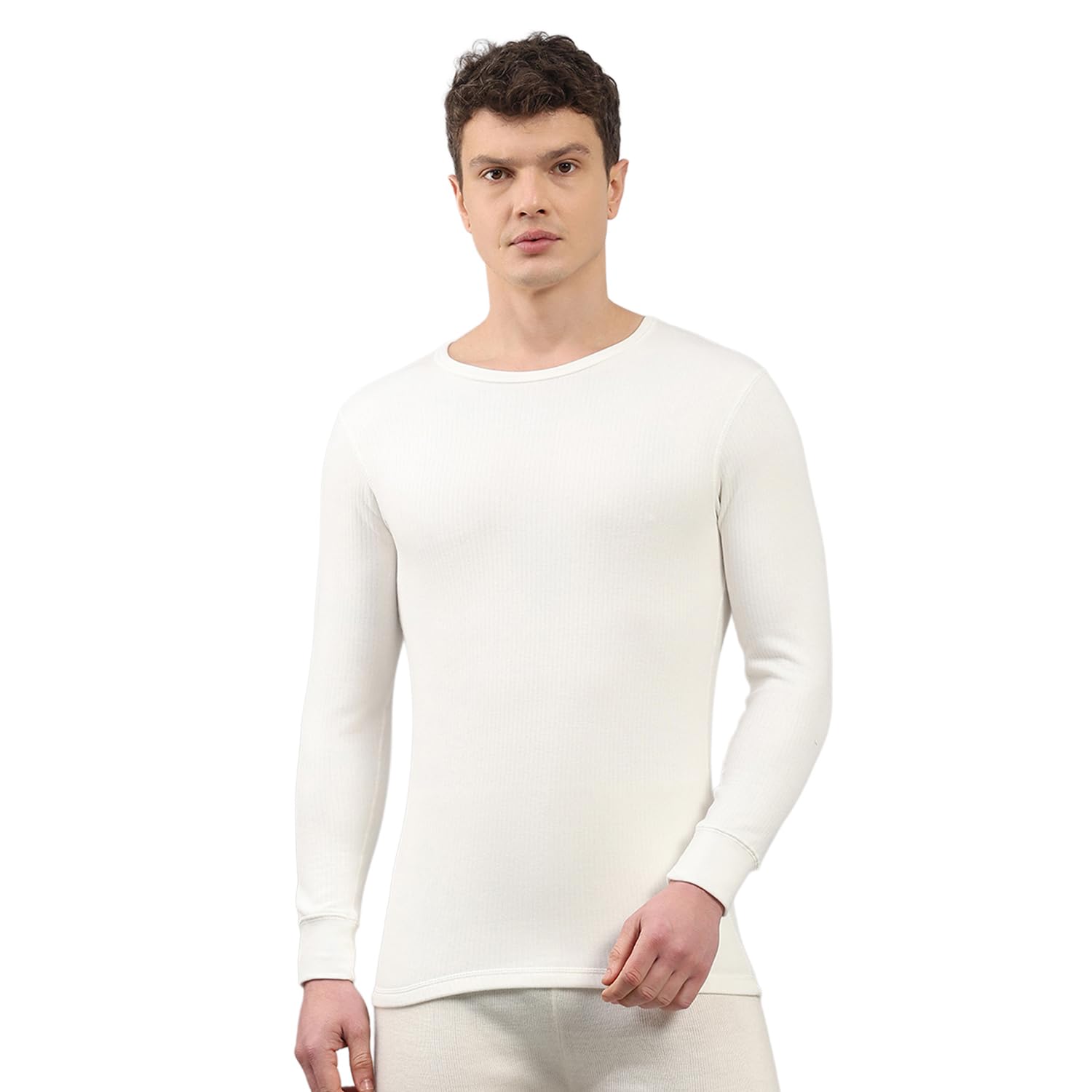 Mens Regular Fit Solid Full Sleeve Round Neck Thermal Vest | Men Thermal Vest for Winter | Warm Inner Wear Top | Soft Stretchable Comfortable Body Warmer for Men (Pack Of 1)-image-34