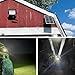 Anern Outdoor Solar Flood Light, 6500K Bright White Floodlights, IP65 Waterproof Solar Power Security Light, Dusk to Dawn with Remote Control for Yard, Garden, Shed, Barn, Porch