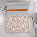 Juego de 3 piezas: funda nórdica, bajera ajustable y funda de almohada. La sábana bajera es apta para colchones de hasta 28 cm. de altura. Funda nórdica: 150x220 cm - Bajera ajustable: 90x200 cm - Funda de almohada: 45x110 cm