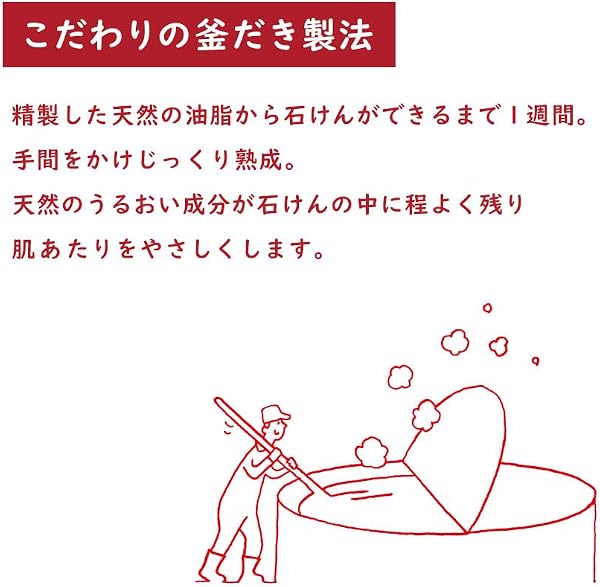 牛乳石鹸 赤箱90g×6個入 オリジナルティッシュ付 カウブランド 化粧石鹸 クレンジング 固形石鹼 洗顔 全身用 固形 石鹸 スクワラン配合 やさしい花の香り - 3