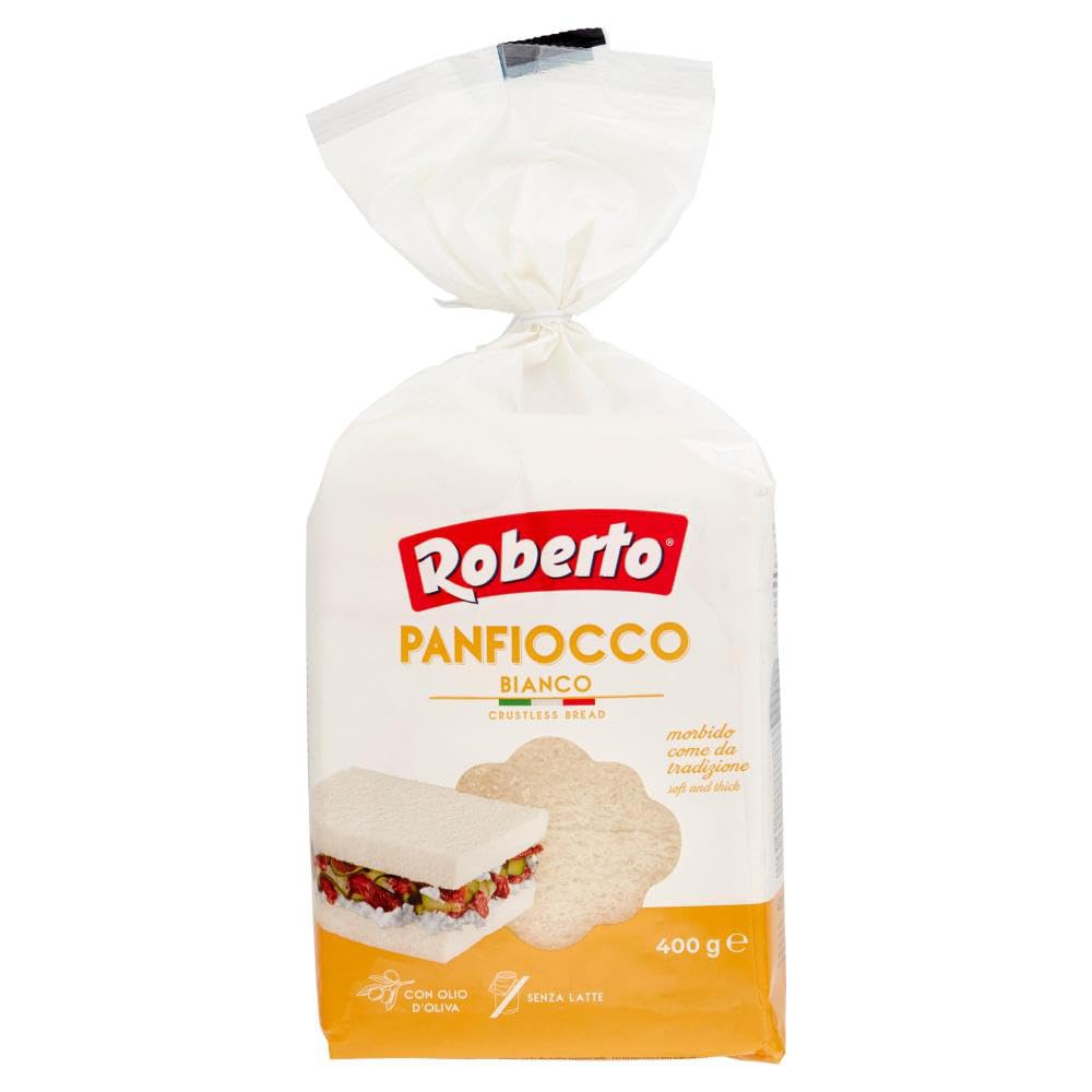 Italian Gourmet Panfiocco Bianco Pane bianco krustenloses Brot 10 x 400g