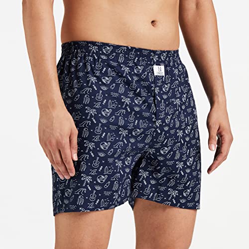 Image of Longies Men's Cotton Printed Regular Boxer Shorts