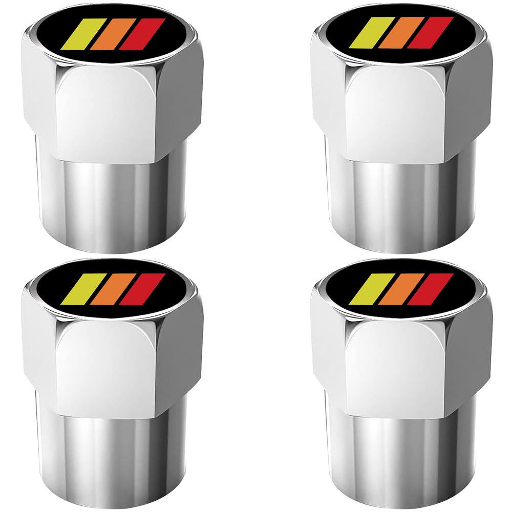 4Pcs Metal Aluminum Alloy Car Tire Valve Stem Caps Cover for Toyota Tacoma 4Runner Tundra Rav4 Highlander TRD Accessories for Men Women -
