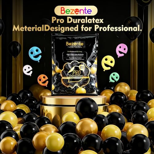 Image of Pro Duralatex Dark Purple Extra-Thick Balloons 100 Pack 12 inch | Purple Balloons for Long-Lasting Professional Party Decorations, Large Wedding Graduation Halloween Birthday
