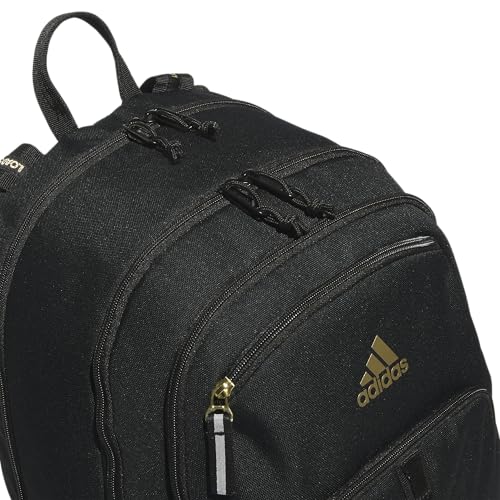 adidas Prime 7 Backpack, Black/Gold Metallic, One Size - Image 5