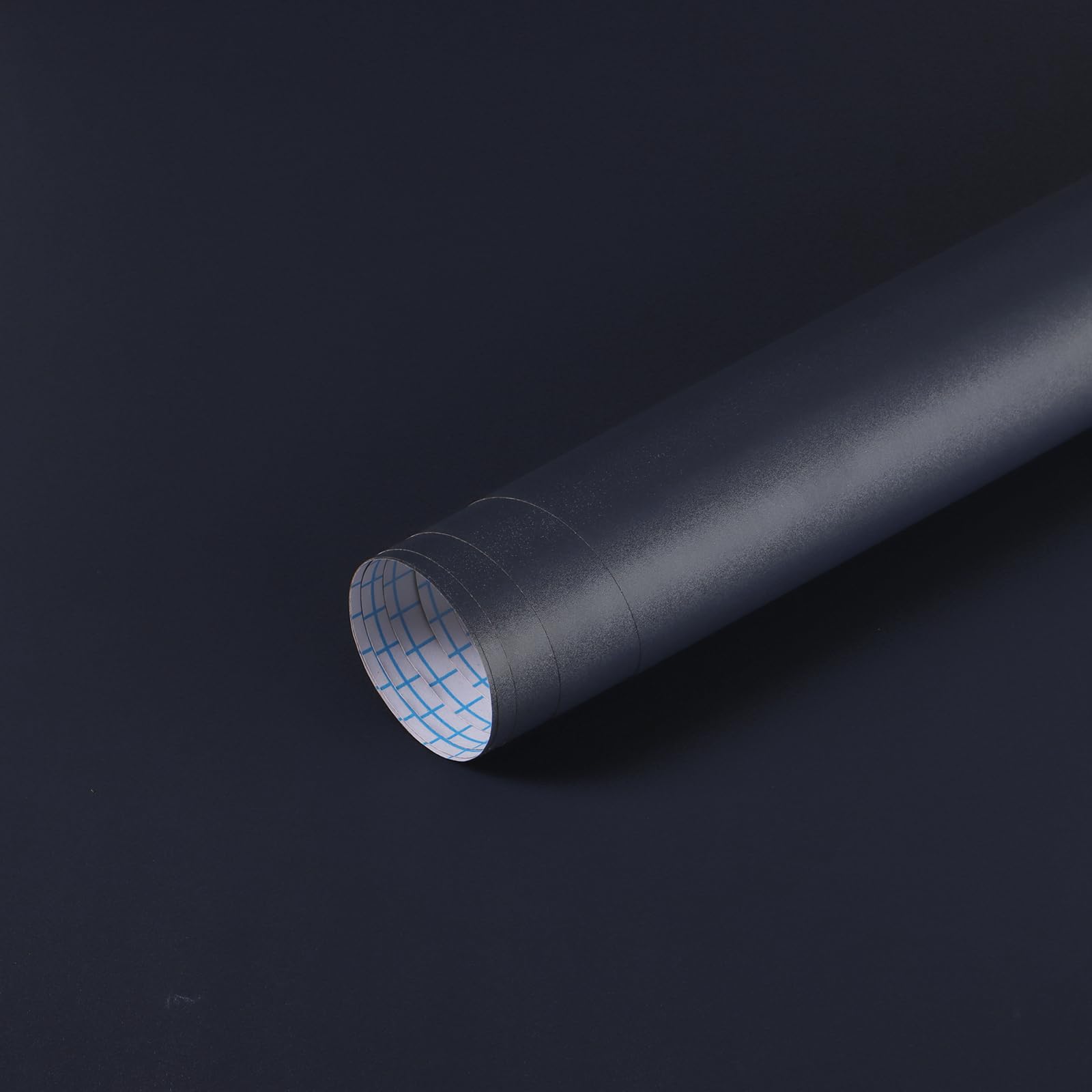 Micpolo Peel and Stick Wallpaper - Navy Blue, Dark Blue Contact Paper for Cabinets, Bathroom, Bedroom, Kitchen Cabinet - Removable, Self-Adhesive