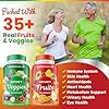 Superfood 180 Fruit and 180 Veggie Capsules - Whole Food Natural Superfoods - Maintain Energy Levels, with Beta Carotene - Soy Free (90 Count (Pack of 4)