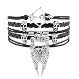 Daryl Dixon's Wrap Walking Dead Bracelet with Charms