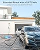 EVDANCE Level 1 EV Charger - J1772 Electric Car Charger with 25FT Cable, 16A 240V/12A 110V Portable EV Charger for Home, NEMA 6-20 & NEMA 5-15 Plug-in Hybrid Car Charger, IP66 Waterproof