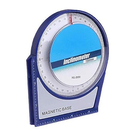 Boosty Inclinometer Protractor Tilt Level Meter Angle Finder Clinometer with Magnetic Base, Multicolored
