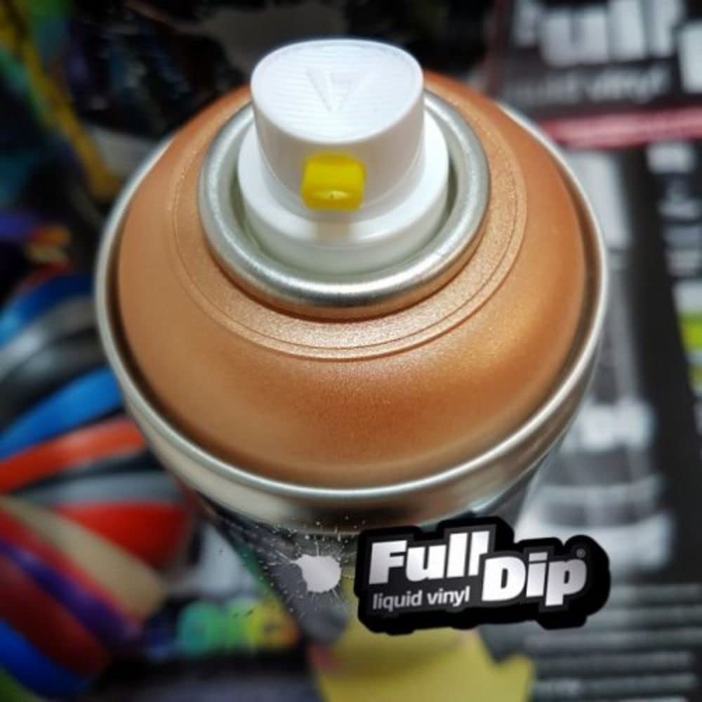 AutoFullCar - Pack Llantas - 3 Sprays Full Dip Negro 2 Bronce Cupra 1 Barniz con Terminación Brillo - Vinilo Líquido de Fácil Aplicación - Wrapp