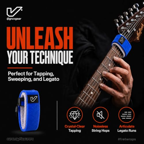 Image of Gruv Gear FW-1PK-BLU-MD Medium HD 'Sky' String Muters (Blue)