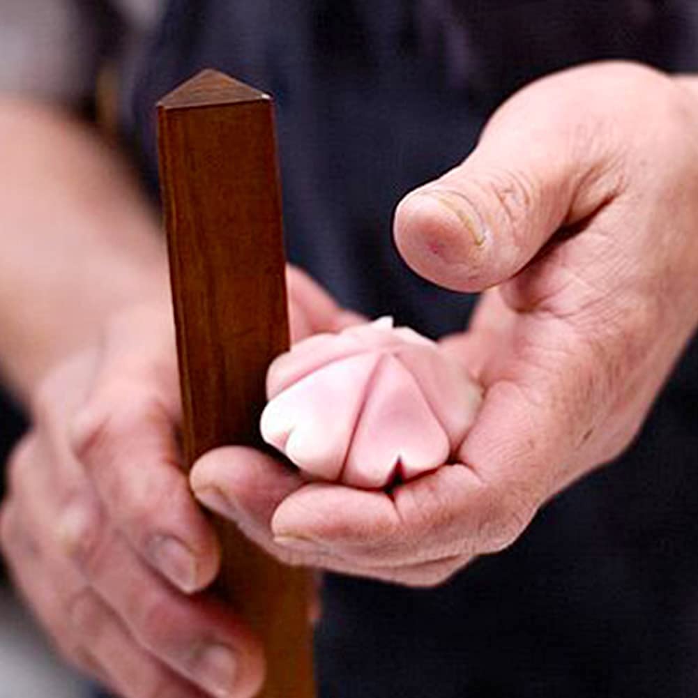 Amazon｜HIGHAWK和菓子 製菓 押棒 三角押棒 木製 練りきり型 和菓子用