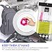 PERLETTI Cubrecalzado Impermeable Transparente de PVC - Protectores Zapatos Altos Resistente y...