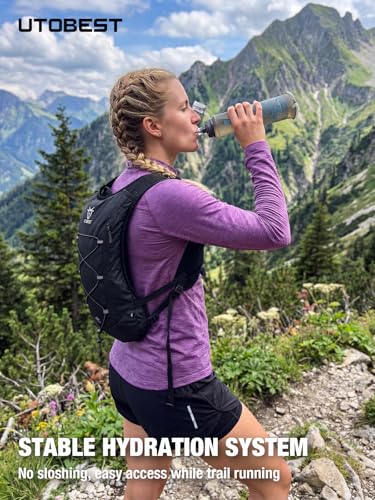 Sac à dos d'hydratation léger gilet course à pied 10 L - 5