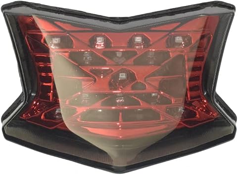 Rear Tail Light Brake Turn Signals Integrated LED Light For Kawasaki Z650 Z900 Ninja 650 2017 2018 2019 2020 2021 Red