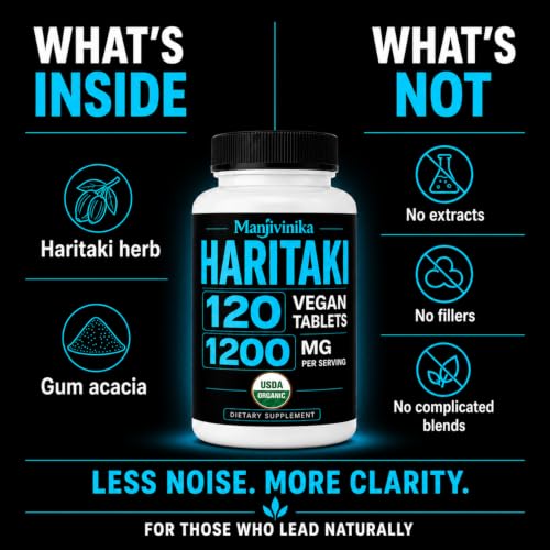 Manjivinika Organic Haritaki Tablets