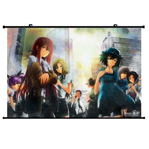 1 X Steins Gate Anime Wall Scroll Poster (24''16'')support Customized