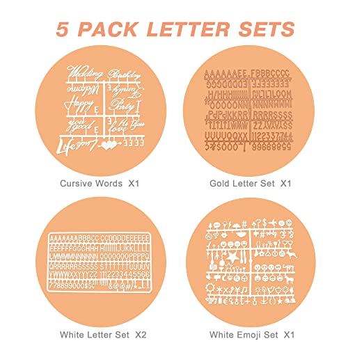 Selead Large Letter Board Words Sign - 24"X30" Felt Letter Board Changeable Message Board With Letters Symbols, Wooden Frame Letterboard For Baby Announcement, Restaurant #TOP1