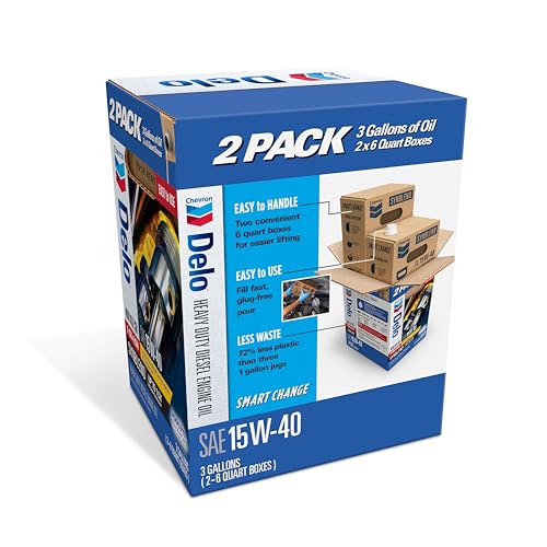 Image of Chevron Delo Heavy Duty Engine Oil SAE 15W-40 400 XLE SB Synblend with Isosyn Advanced Technology, 3 Gallons