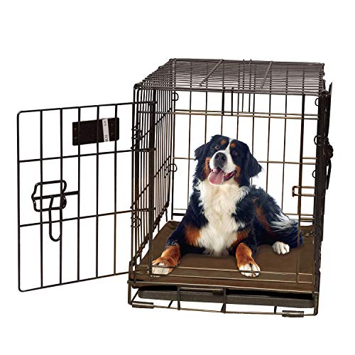 Image of K&H PET PRODUCTS Self-Warming Pet Crate Pad, Mocha, XX-Large /37 x 54 inch