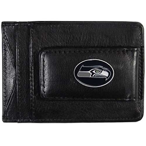 Image of NFL Leather Money Clip Cardholder