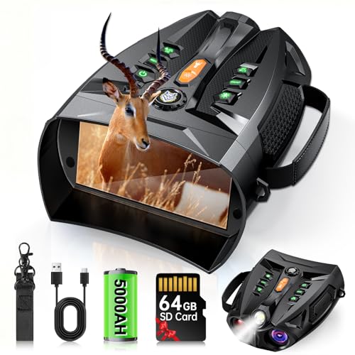 Goggles, 4.0" Hd Screen Night Vision Binoculars For Adults W