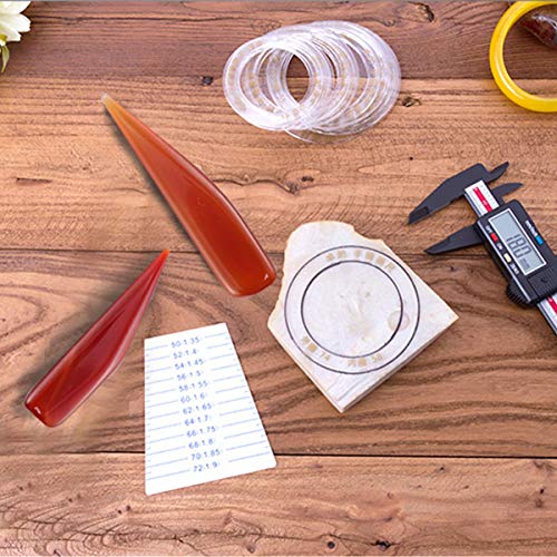 UKCOCO 2 Pcs Faca de Polidor de Jóias de ágata Polidor Faca Arte Artesanato Maintence Faca Ferrament