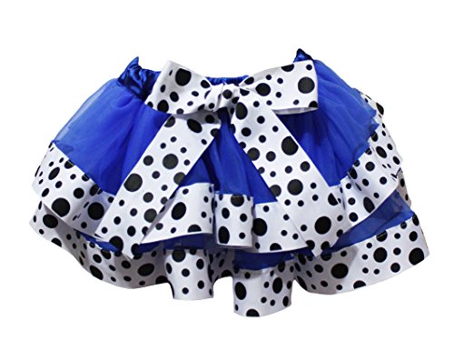 Vestido azul de 4 capas para niña ropa de algodón de vaca desde recién nacido hasta 8 años