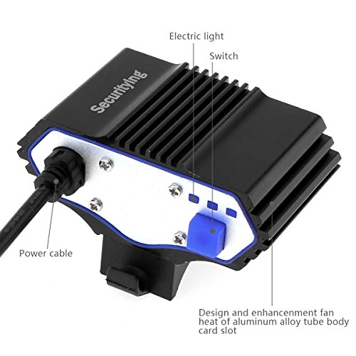 Securitying Usb Powered Bicycle Light, Led Headlamp Waterproof 1800 Lumens 4 Modes Cycling Front Lamp Bike Headlight For Mountain Road, Kids And City Bicycle - No Internal Battery #TOP5