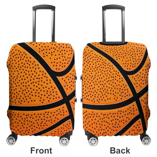 Basketball Background Travel Luggage Cover Suitcase Protector Baggage Covers for Men Women XL3