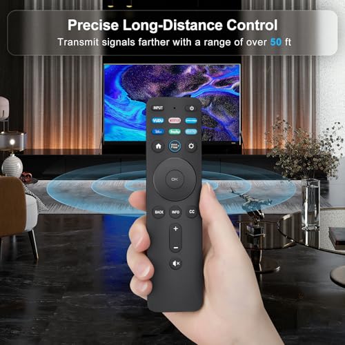 Image of EWO'S Universal Replacement Remote for VIZIO XRT260 4K Smart TV M P V Series, with Buttons for Netflix Disney Prime Video Hulu (No Voice Function)
