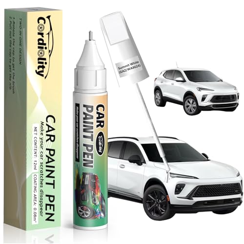 Image of Summit White(GAZ /WA8624) Touch Up Paint Pen for Buick,Car Paint Scratch Repair Pen Quick and Easy Fix Auto Paint Scratch