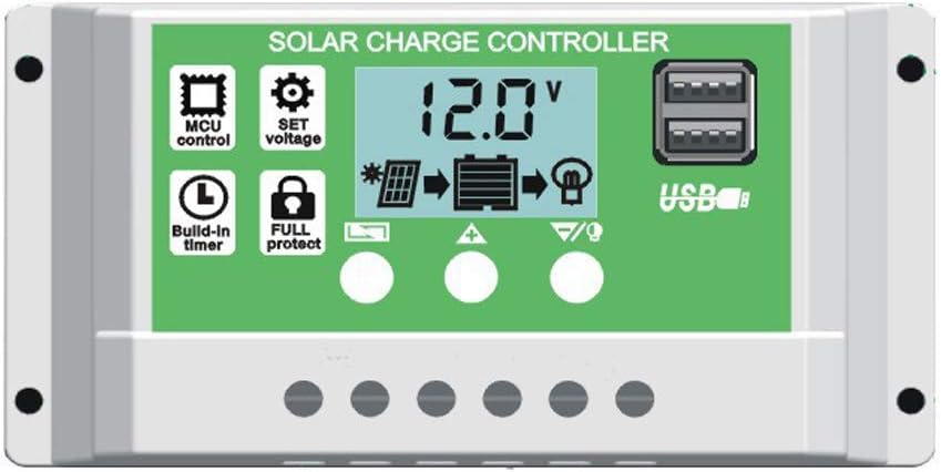30A 12V 24V PWM Photo voltaic Cost Controller Lithium Battery Cost Controller Suitable with Lead Acid/ Lithium-ion/ Lithium Iron Phosphate Battery