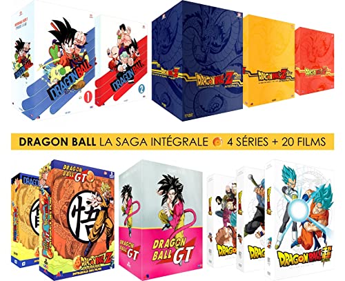 Dragon Ball Z + DB + DB GT + DB Super + Films et OAV - 10 Coffrets DVD