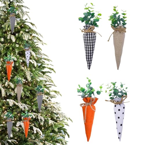 Easter Fabric Carrots, Festive Decoration, Holiday Table Cen