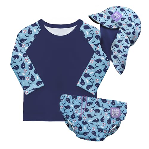 Ensemble de bain bébé premium t-shirt anti-UV et couche lavable haute protection