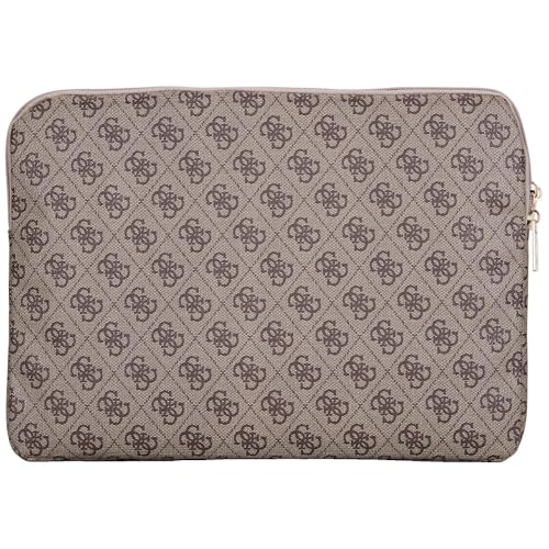 Funda Guess para portatiles de 14 ideal para oficina y universidad con bolsillo frontal marron 2