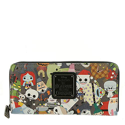 Portefeuille zippé original Monsieur Jack Loungefly le cadeau parfait pour les fans