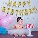 Foil Balloons Happy Birthday Banner 3D Gold Inflatable Letters Reusable and Ecofriendly Party Supplies and Event Decorations for Kids and Adults