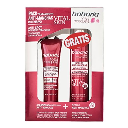 Babaria Rosa Mosqueta Vital Skin Antimanchas Lote Tratamiento Facial - 2 Piezas