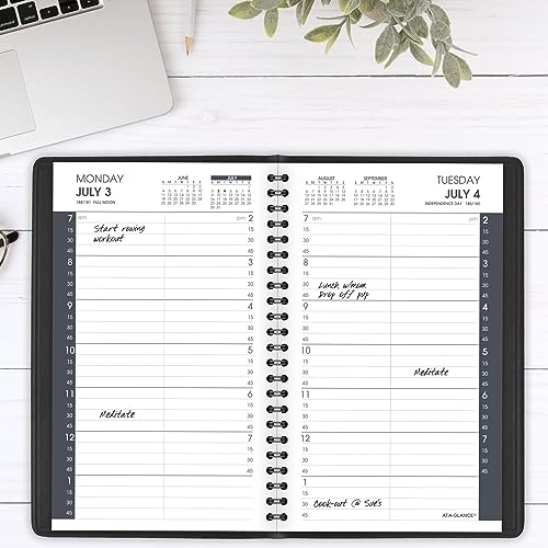 image for AT-A-GLANCE 2023-2024 Academic Planner, Daily, Quarter-Hourly Appointm