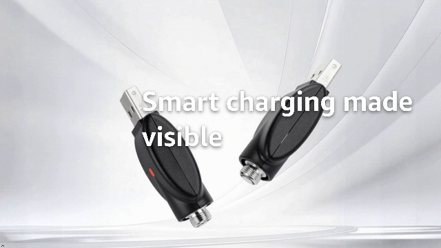 Image of diymore USB Thread Cable,Smart Charger Cable,Smart 510 USB Charger Cable Adaptor with LED Indicator,Overcharge Protection Adapter with LED Indicator Adapter for Wireless Soldering Iron 2Pcs