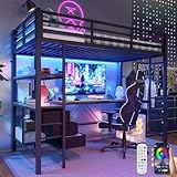 Estudio y escritorio eficientes, el escritorio está equipado con una toma de corriente y un puerto USB: la espaciosa superficie de escritorio le permite satisfacer fácilmente sus necesidades de estudio y oficina. La toma de corriente incorporada y el puerto USB permiten una carga conveniente.