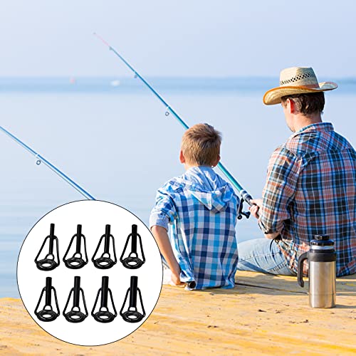 Foto von Pinsheng 40 Stücke Angelrute Reparatur Spitzenring Rutenring, 1,8-3,2 mm Angelruten Reparatur Set Angelruten Führungsring Reparatursatz, Edelstahl Keramik Spitzenringe mit Aufbewahrungsbox