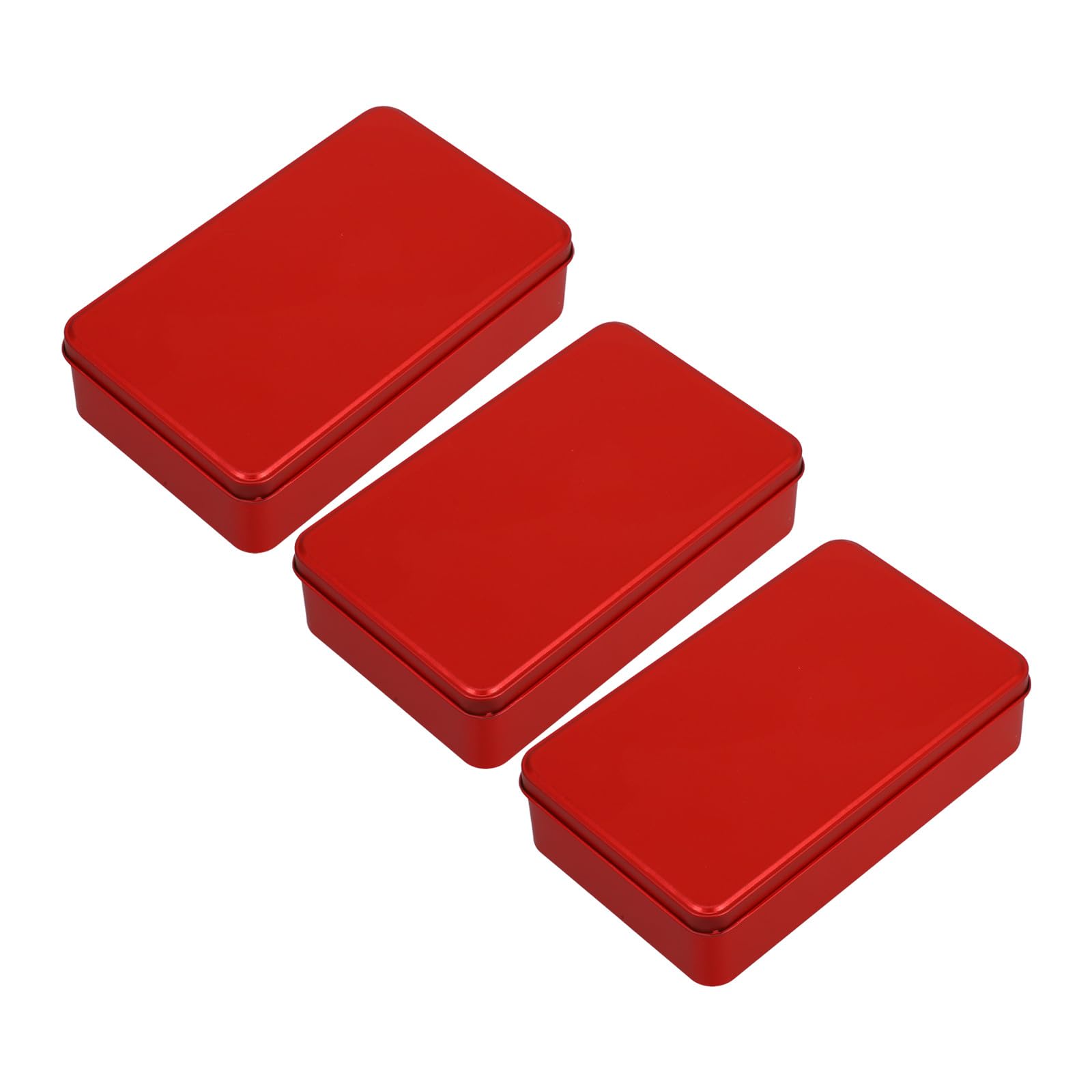 Cajas de hojalata rectangulares con gran capacidad de almacenamiento y ligereza para mover fácilmente
