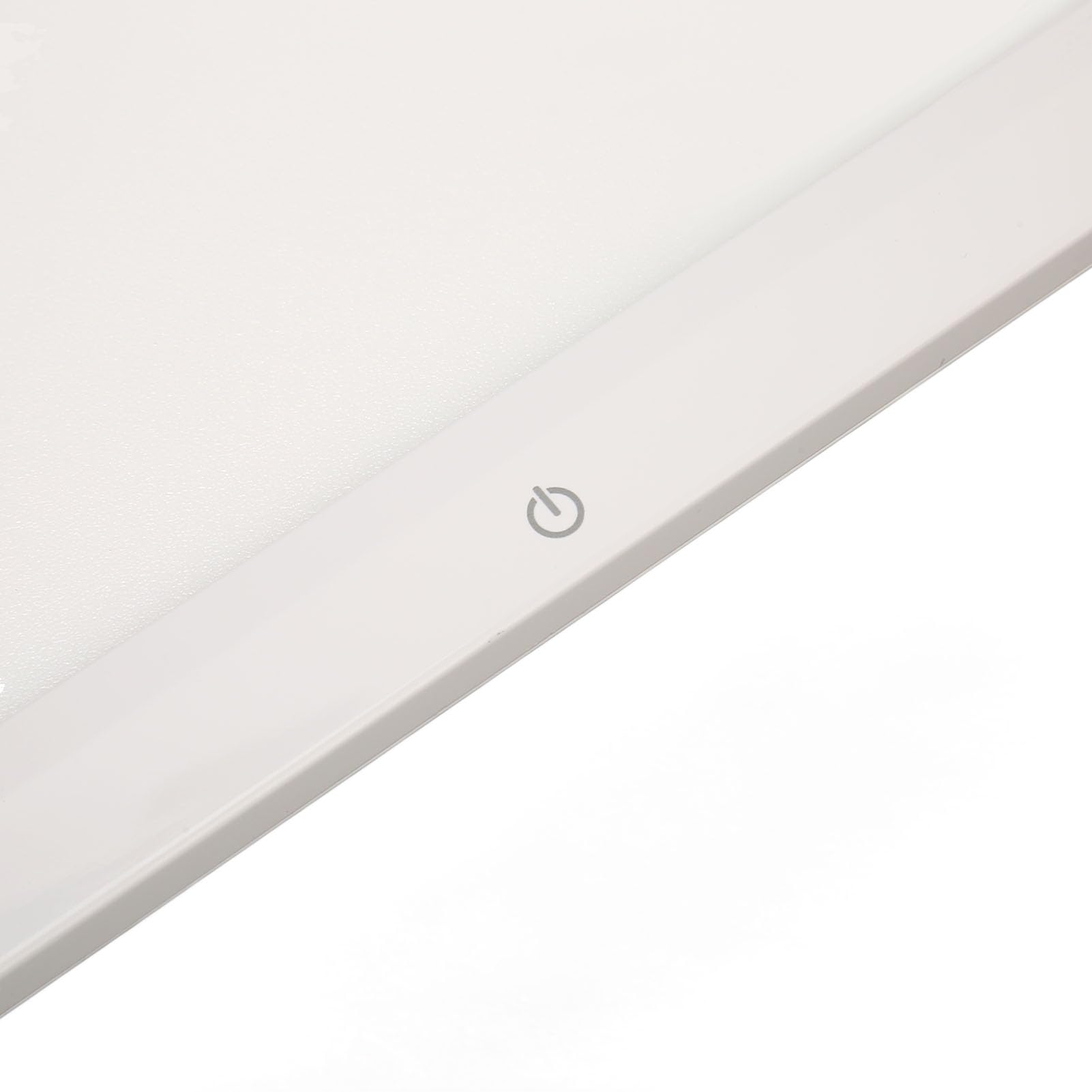 Keenso Panneau Lumineux LED sans Ombre pour Studio, Lampe de Prise de Vue Portable de Type C pour Bijoux et Cosmétiques, Puissance 600 LM, Matériau ABS en Blanc