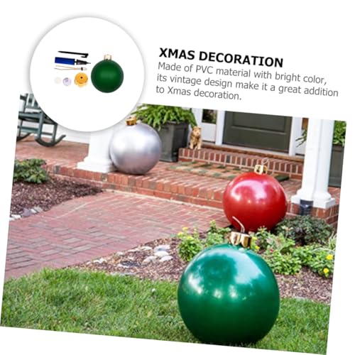 Boule Gonflable de Noël déco extérieure grand format pour jardin et terrasse - 4
