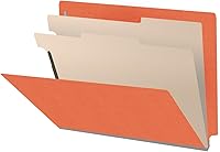 Vista 10 de Carpetas de color resistentes con pestaña final, tamaño carta de 18 puntos, 2 expansiones, 2 divisores, azul (caja de 10)